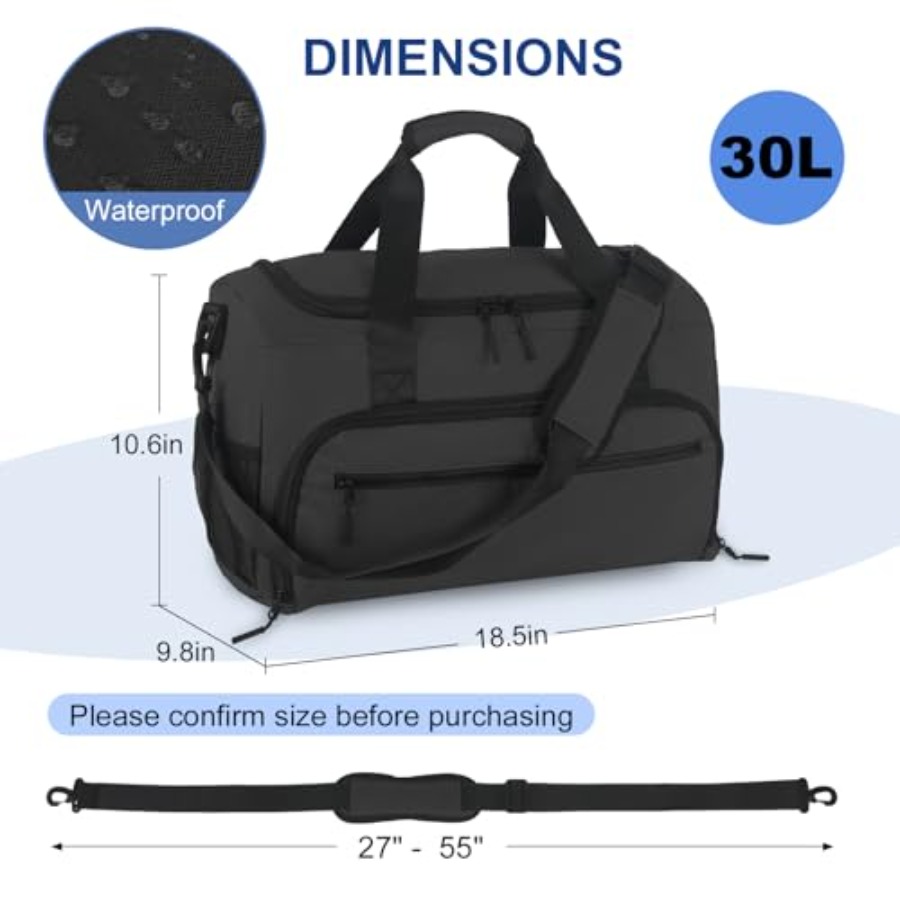 Gym Bag for Men Women, Sports  - Women'S Shoes To Men'S ulasan dan harga