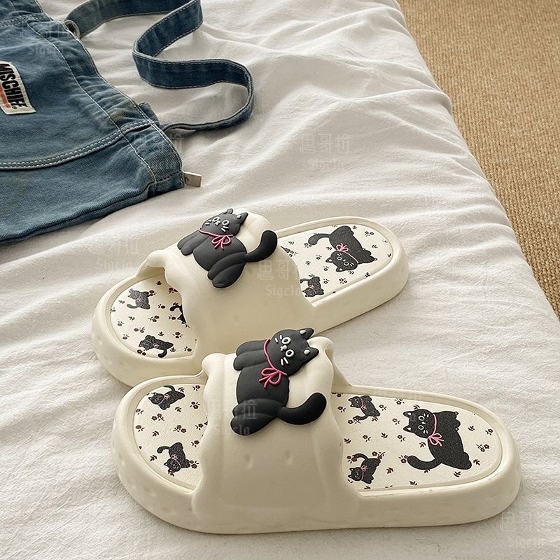 Printting Cute Bear Women Slip - Women'S Shoes To Men'S ulasan dan harga