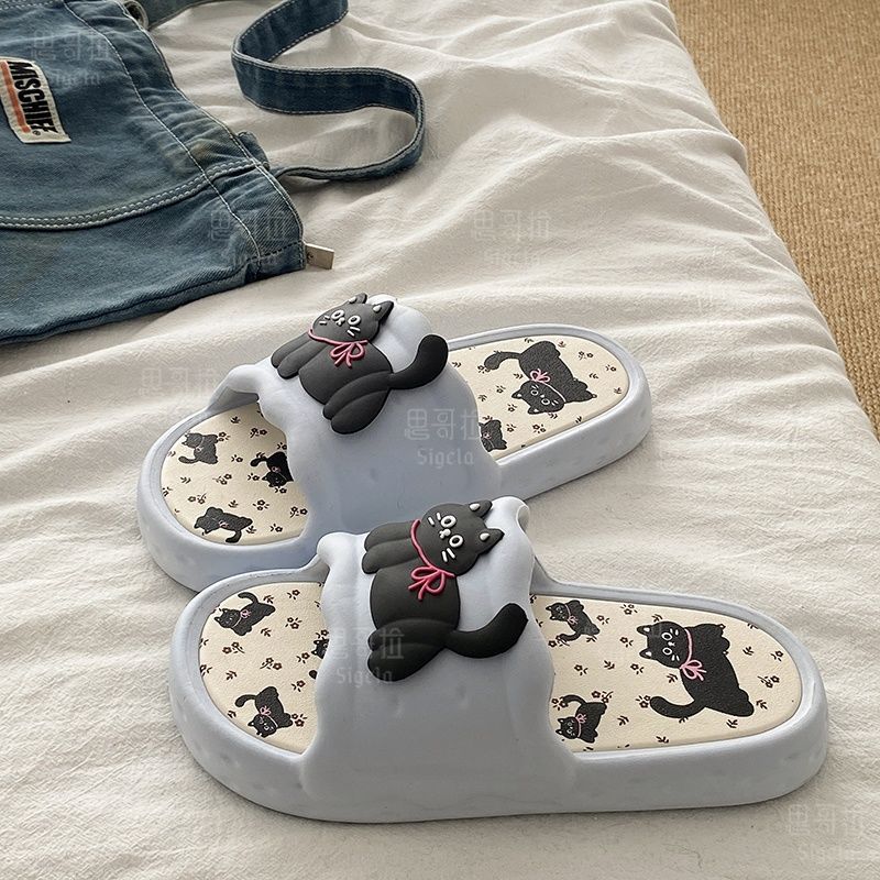 Printting Cute Bear Women Slip - Women'S Shoes To Men'S ulasan dan harga