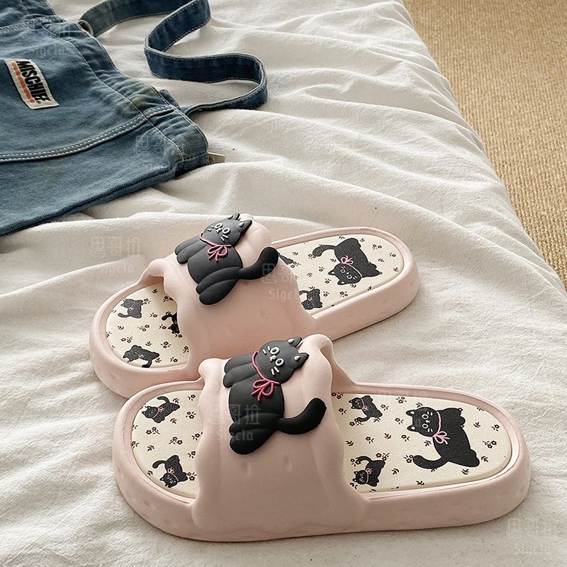 Printting Cute Bear Women Slip - Women'S Shoes To Men'S ulasan dan harga