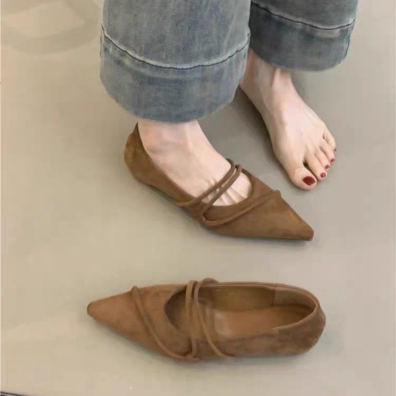 Retro Flat Ballet Dance Single - Ballet Flat Women ulasan dan harga