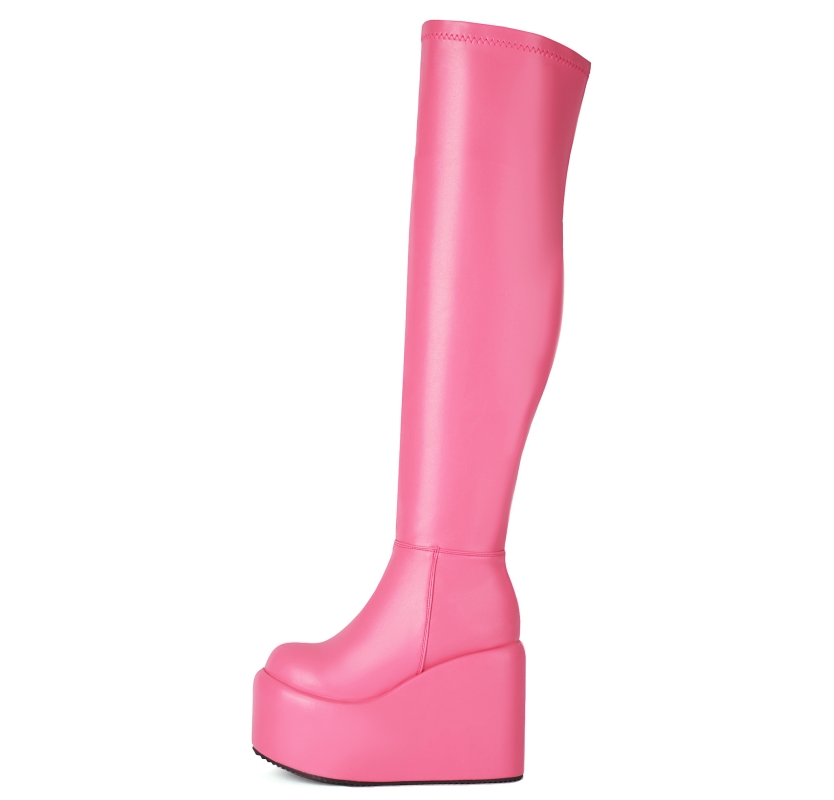 Platform Over-the-Knee High Bo - Women Shoes Size 7 ulasan dan harga