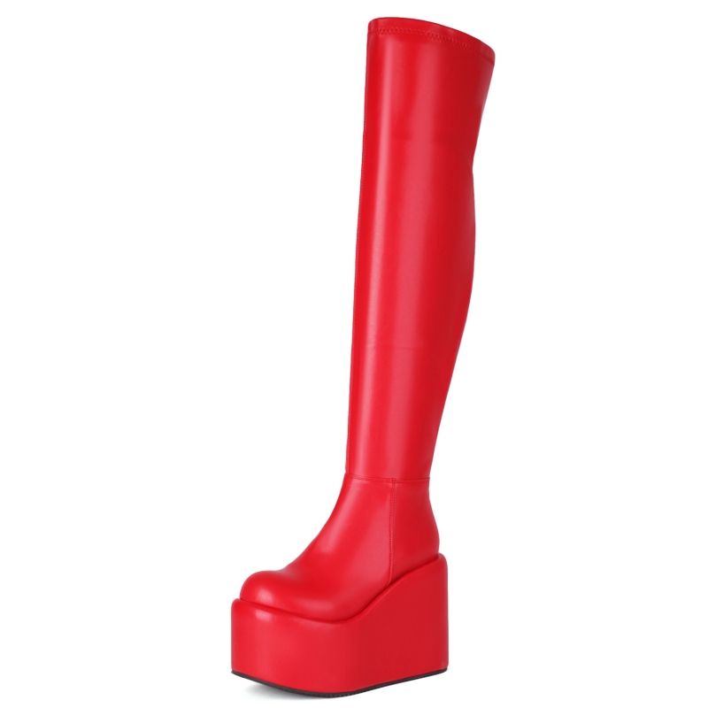 Platform Over-the-Knee High Bo - Women Shoes Size 7 ulasan dan harga