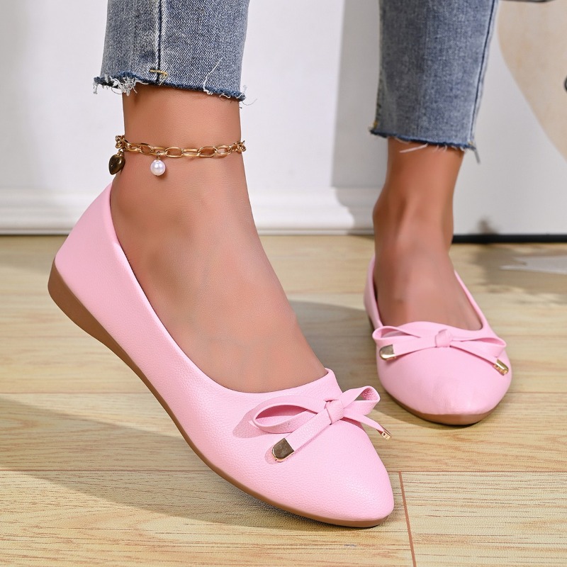 Bow Shallow Mouth Soft Sole Co - Shoes Women Pumps ulasan dan harga