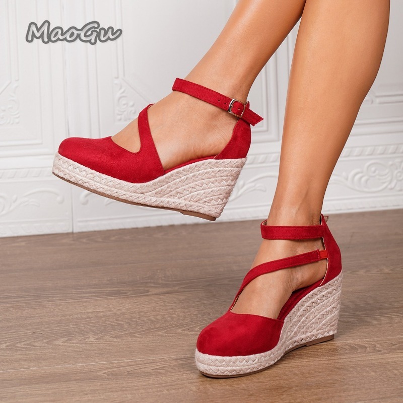 34-43Size Women's Espadrille W - Espadrille Wedge Shoes ulasan dan harga