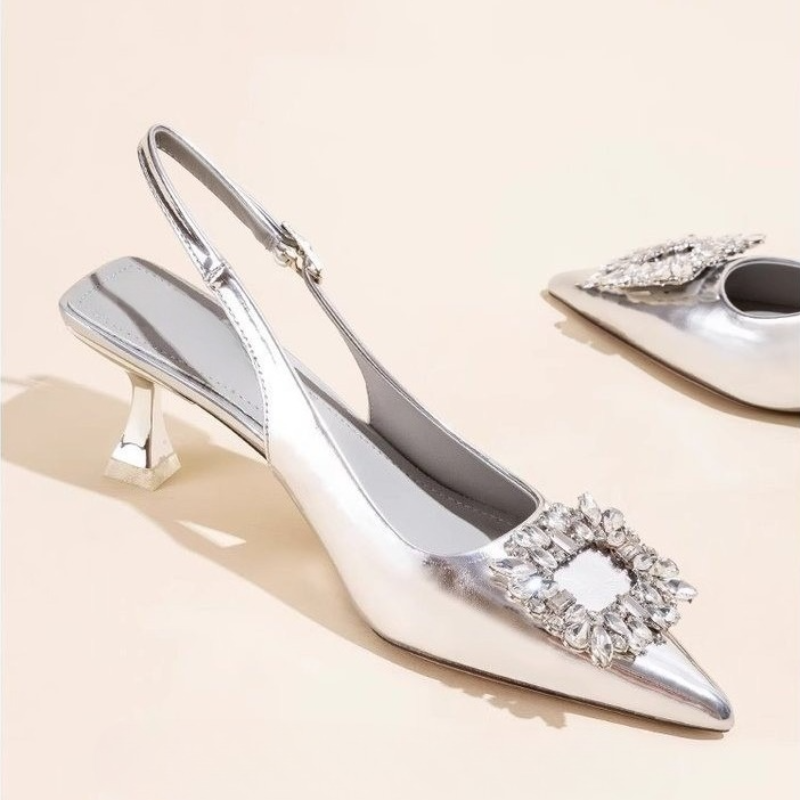 Summer Women Sandals New Women - Strappy Heeled Sandals ulasan dan harga