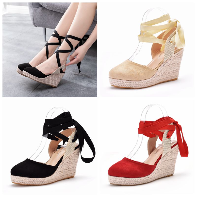 Women's Espadrille Platform We - Espadrille Wedge Shoes ulasan dan harga