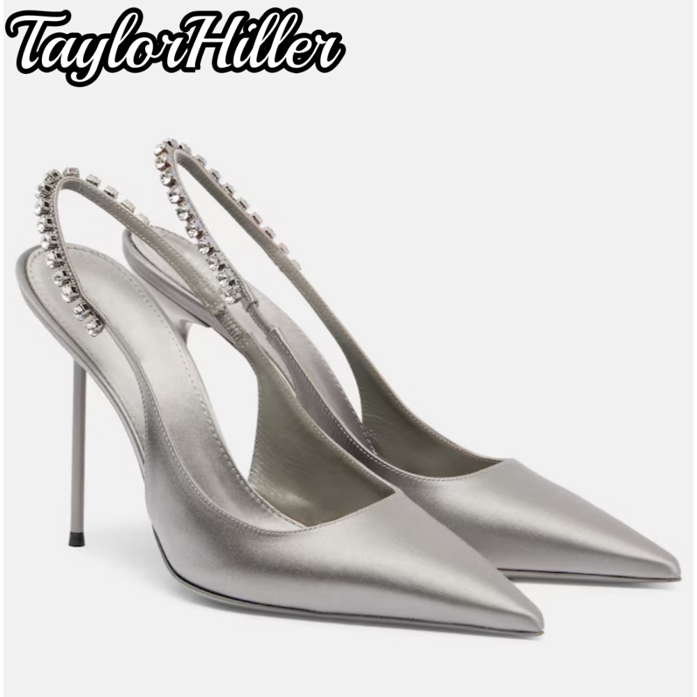 Luxury Strappy Rhinestones Dec - Strappy Heeled Sandals ulasan dan harga